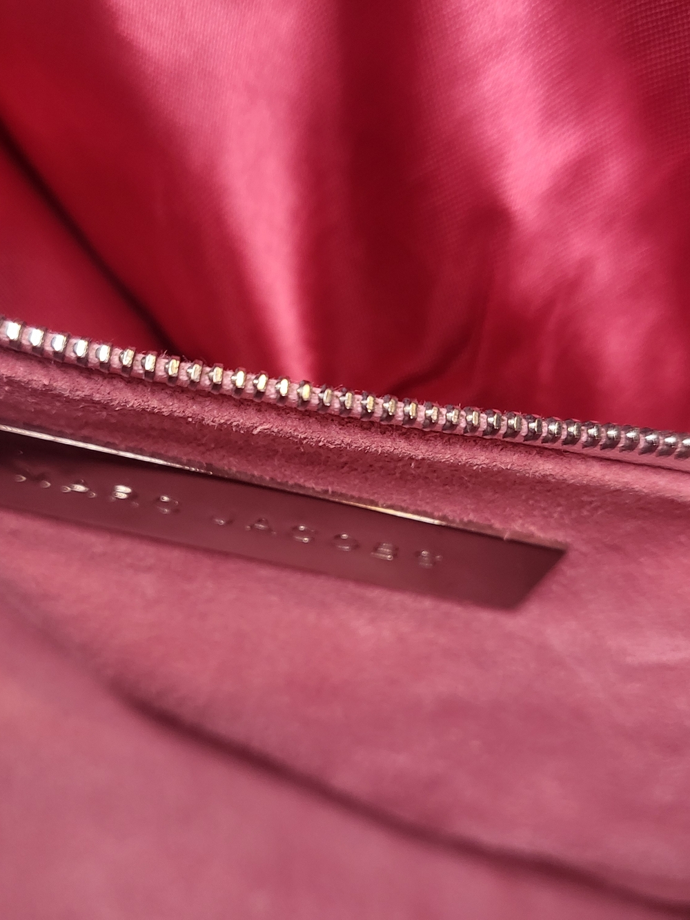 Y2k Marc Jacobs #Susannahbag variant Black Leather Purse Pink Lineing Rare - Picture 7 of 13